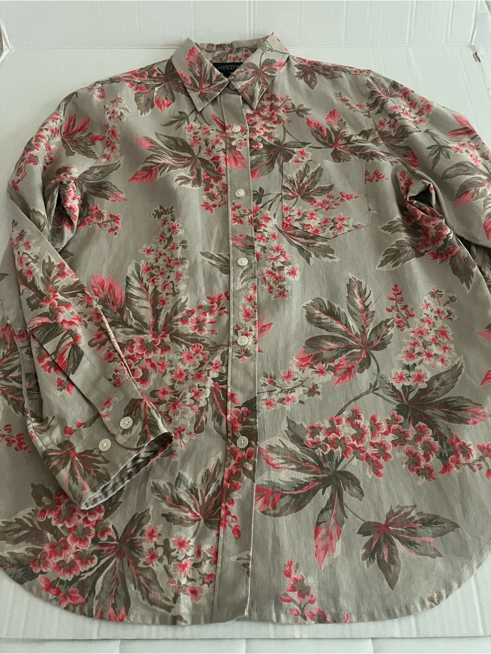 Floral Linen Shirt